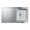 Grohe K500 1.0 Bowl Stainless Steel Kitchen Sink - 31571SD0  Profile Large Image