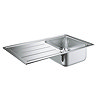 Grohe K500 1.0 Bowl Stainless Steel Kitchen Sink - 31571SD0 Large Image