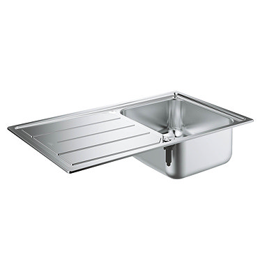 Grohe K500 1.0 Bowl Stainless Steel Kitchen Sink - 31571SD0  Profile Large Image