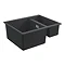 Grohe K500 1.5 Bowl Composite Kitchen Sink - Granite Black - 31648AP0  Profile Large Image