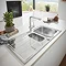 Grohe K500 1.5 Bowl Stainless Steel Kitchen Sink - 31572SD0  Feature Large Image