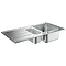 Grohe K500 1.5 Bowl Stainless Steel Kitchen Sink - 31572SD0 Large Image
