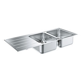 Grohe K500 2.0 Bowl Stainless Steel Kitchen Sink - 31588SD1 Medium Image