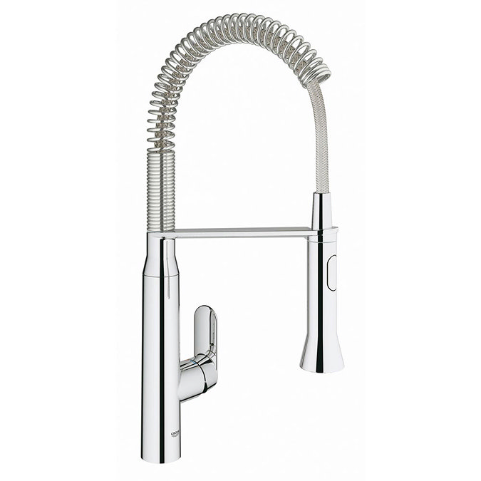 Grohe K7 Kitchen Sink Mixer with Professional Spray - Chrome - 31379000 Large Image