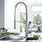 Grohe K7 Kitchen Sink Mixer with Professional Spray - Chrome - 32950000 Profile Large Image