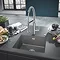 Grohe K7 Kitchen Sink Mixer with Professional Spray - SuperSteel - 32950DC0  Standard Large Image