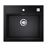 Grohe K700 1.0 Bowl Composite Kitchen Sink - Granite Black - 31651AP0  Profile Large Image