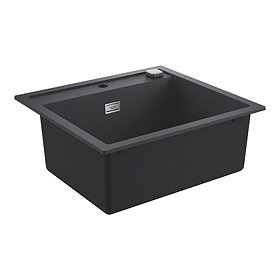 Grohe K700 1.0 Bowl Composite Kitchen Sink - Granite Black - 31651AP0 Large Image