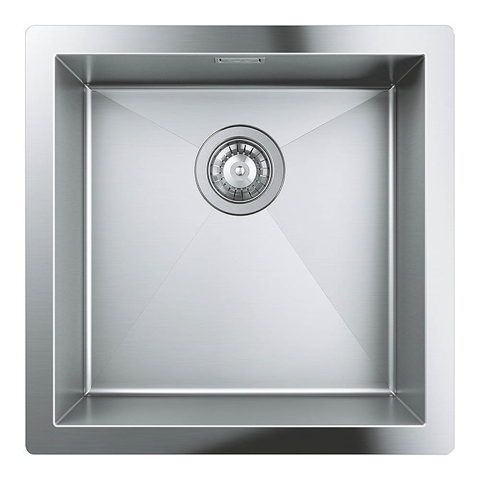 Grohe K700 1.0 Bowl Stainless Steel Kitchen Sink - 31578SD0 Profile Large Image
