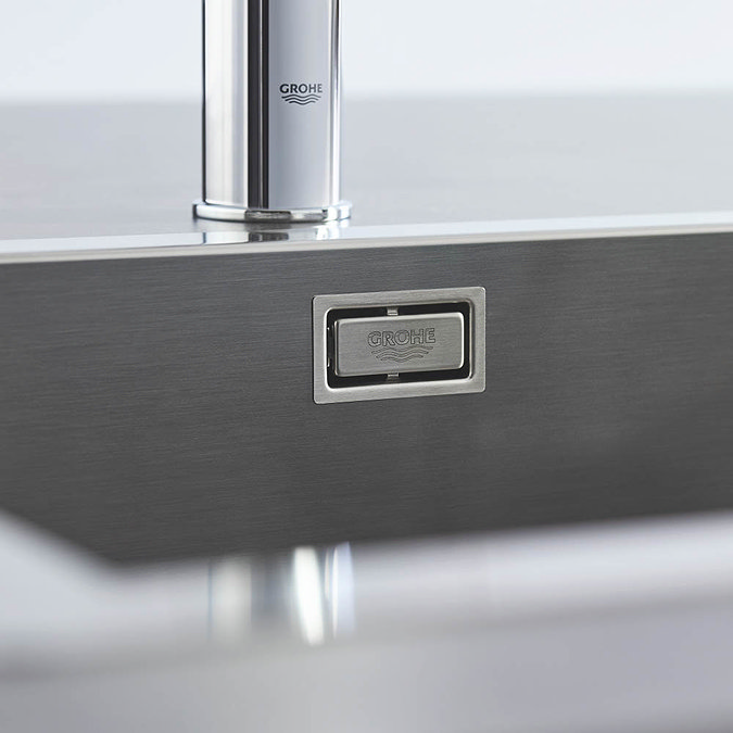 Grohe K700 1.0 Bowl Stainless Steel Kitchen Sink - 31579SD0 Standard Large Image