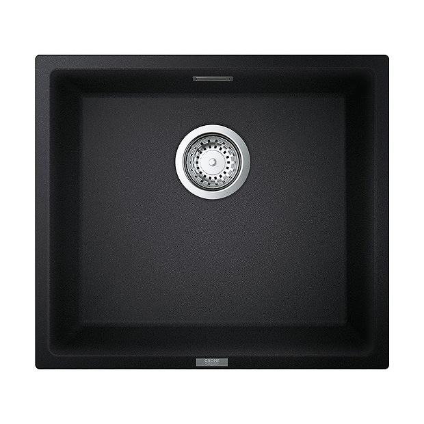 Grohe K700 1.0 Bowl Undermount Composite Kitchen Sink - Granite Black - 31653AP0  Feature Large Imag