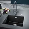 Grohe K700 1.0 Bowl Undermount Composite Kitchen Sink - Granite Black - 31653AP0 Large Image