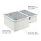 Grohe K700 1.5 Bowl Stainless Steel Kitchen Sink - 31577SD1  Profile Large Image