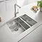 Grohe K700 1.5 Bowl Stainless Steel Kitchen Sink - 31577SD1 Large Image