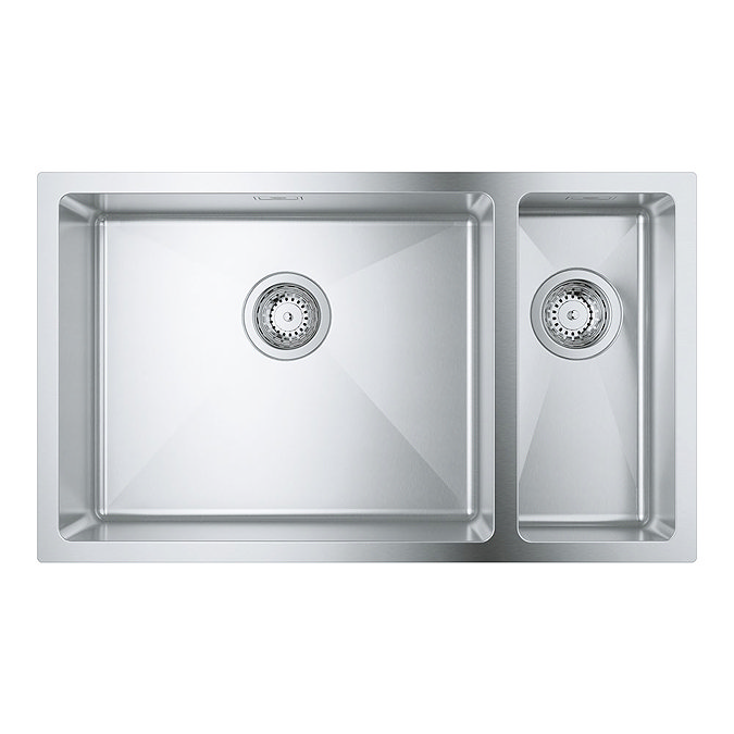 Grohe K700 1.5 Bowl Undermount Stainless Steel Kitchen Sink with Waste - 760 x 450mm