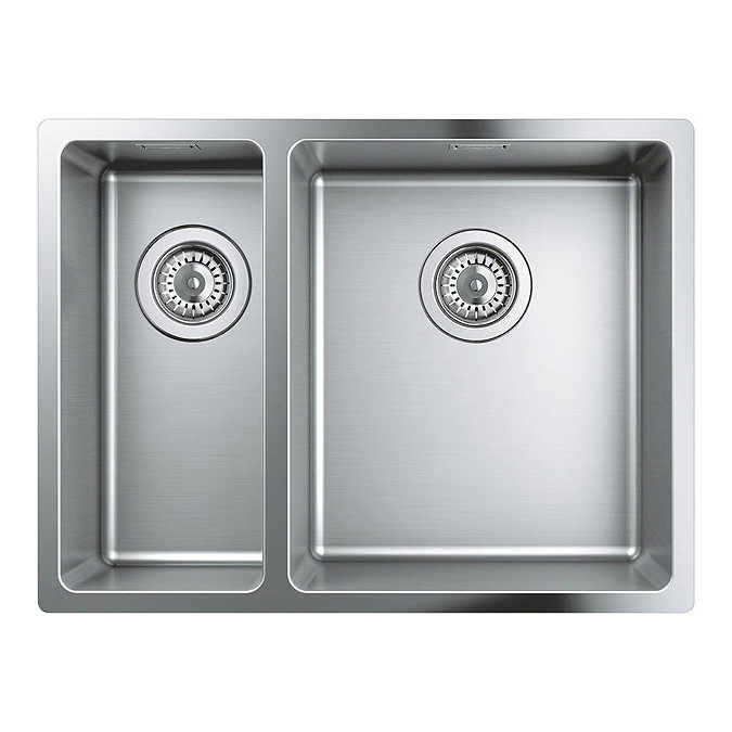 Grohe K700 1.5 Bowl Undermount Stainless Steel Kitchen Sink  Profile Large Image
