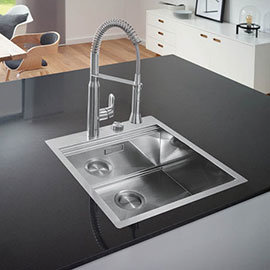 Grohe K800 1.0 Bowl Stainless Steel Kitchen Sink - 31583SD0 Medium Image