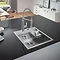 Grohe K800 1.0 Bowl Stainless Steel Kitchen Sink - 31583SD0 Large Image