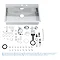 Grohe K800 1.0 Bowl Stainless Steel Kitchen Sink - 31584SD0 Standard Large Image