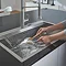 Grohe K800 1.0 Bowl Stainless Steel Kitchen Sink - 31584SD0 In Bathroom Large Image