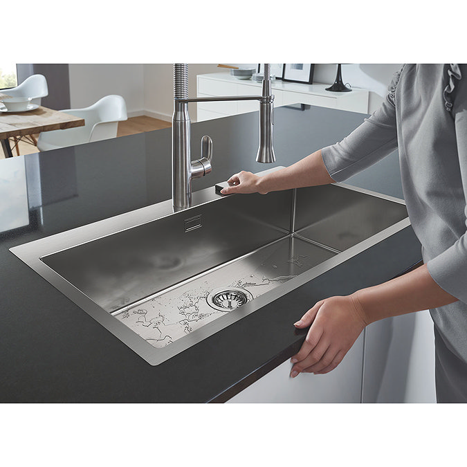 Grohe K800 1.0 Bowl Stainless Steel Kitchen Sink - 31584SD1  Standard Large Image