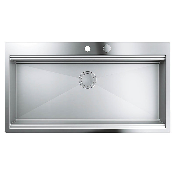 Grohe K800 1.0 Bowl Stainless Steel Kitchen Sink - 31586SD0  Profile Large Image