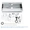 Grohe K800 1.0 Bowl Stainless Steel Kitchen Sink - 31586SD0 additional Large Image