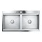 Grohe K800 2.0 Bowl Stainless Steel Kitchen Sink - 31585SD0 Feature Large Image