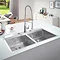 Grohe K800 2.0 Bowl Stainless Steel Kitchen Sink - 31585SD0  Standard Large Image
