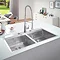 Grohe K800 2.0 Bowl Stainless Steel Kitchen Sink - 31585SD0 Standard Large Image