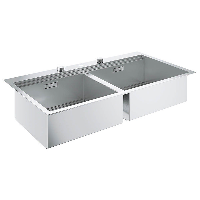 Grohe K800 2.0 Bowl Stainless Steel Kitchen Sink - 31585SD0  Standard Large Image