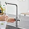 Grohe L-Spout Blue Home Duo Starter Kit - Stainless Steel - 31454DC0  Newest Large Image