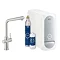 Grohe L-Spout Blue Home Duo Starter Kit - Stainless Steel - 31454DC0 Large Image