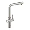 Grohe L-Spout Blue Home Duo Starter Kit - Stainless Steel - 31454DC1  Profile Large Image