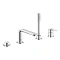 Grohe Lineare 4-Hole Single Lever Bath Combination - 19577001 Large Image