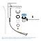 Grohe Lineare Mono Basin Mixer with Pop-up Waste - Chrome - 32114001 Standard Large Image