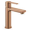 Grohe Lineare S-Size Basin Mixer Tap with Push-Open Waste - Brushed Bronze