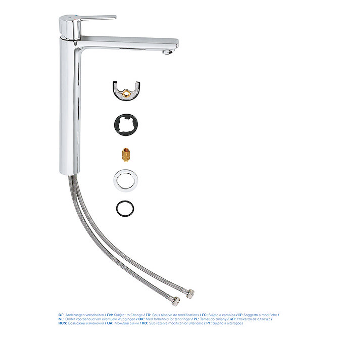 Grohe Lineare Tall Mono Basin Mixer - 23405001  Standard Large Image