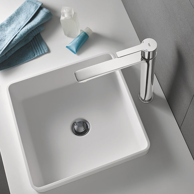 Grohe Lineare Tall Mono Basin Mixer - 23405001  In Bathroom Large Image