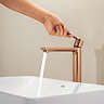 Grohe Lineare Tall Mono Basin Mixer - Brushed Bronze