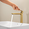 Grohe Lineare Tall Mono Basin Mixer - Brushed Gold