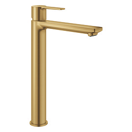 Grohe Lineare Tall Mono Basin Mixer - Brushed Gold