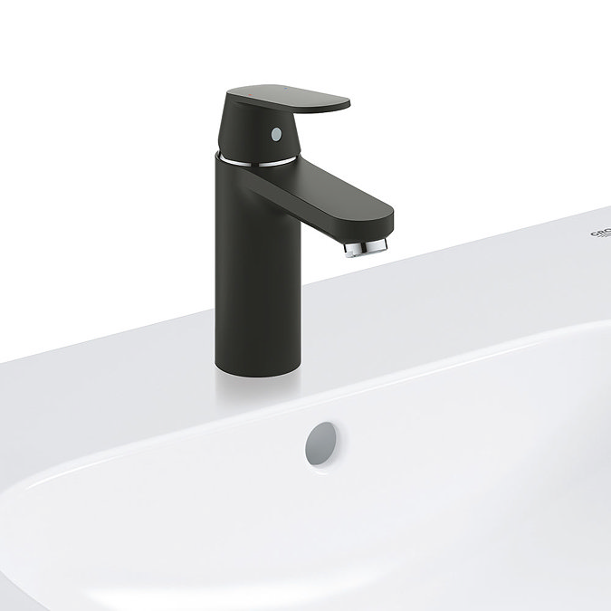 Grohe Matt Black Eurosmart Cosmopolitan Mono Basin Mixer - 23327KW0  Profile Large Image