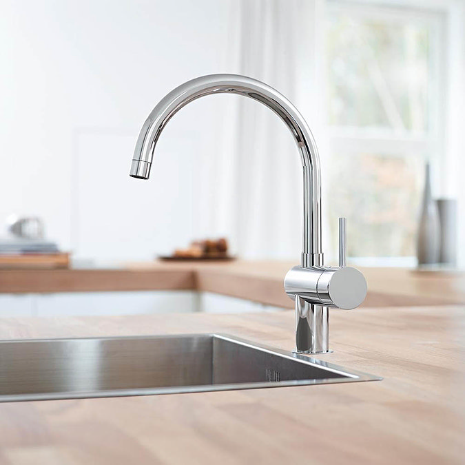 Grohe Minta Kitchen Sink Mixer - Chrome - 32917000 Feature Large Image