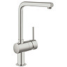 Grohe Minta Kitchen Sink Mixer - SuperSteel - 31375DC0 Large Image