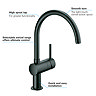 Grohe Minta Kitchen Sink Mixer - Velvet Black - 32917KS0  Profile Large Image