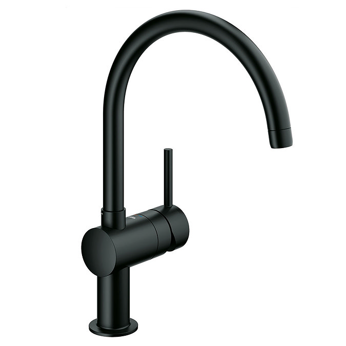 Grohe Minta Kitchen Sink Mixer - Velvet Black - 32917KS0 Large Image