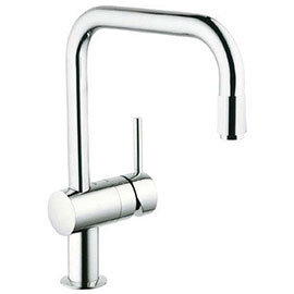 Grohe Minta Kitchen Sink Mixer with Pull Out Spray - Chrome - 32067000 Medium Image