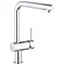 Grohe Minta Kitchen Sink Mixer with Pull Out Spray - Chrome - 32168000 Large Image