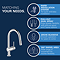 Grohe Minta Kitchen Tap - Pull Out Kitchen Mixer - Chrome
